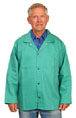 FR-9GIS.  9 oz. flame resistant welding jacket, 4 buttons, inside pocket. S - 3XL. PRICE EACH.